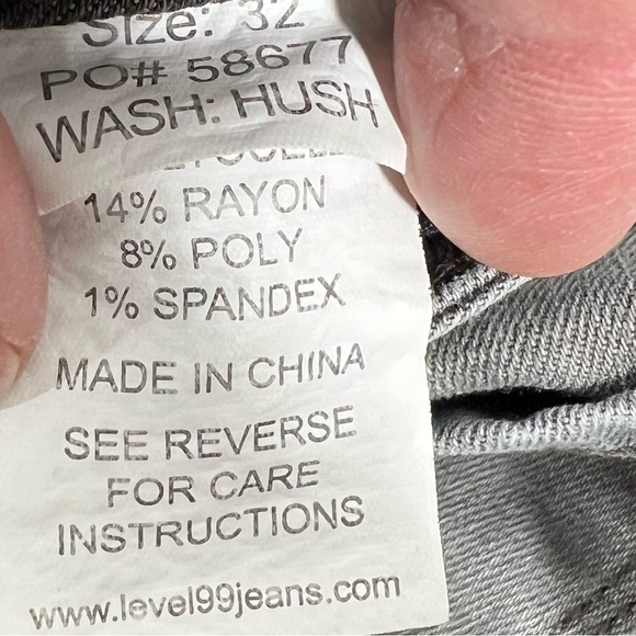 LEVEL 99 Chloe Bootcut Size 32 Washed Grey Jeans - Picture 6 of 7